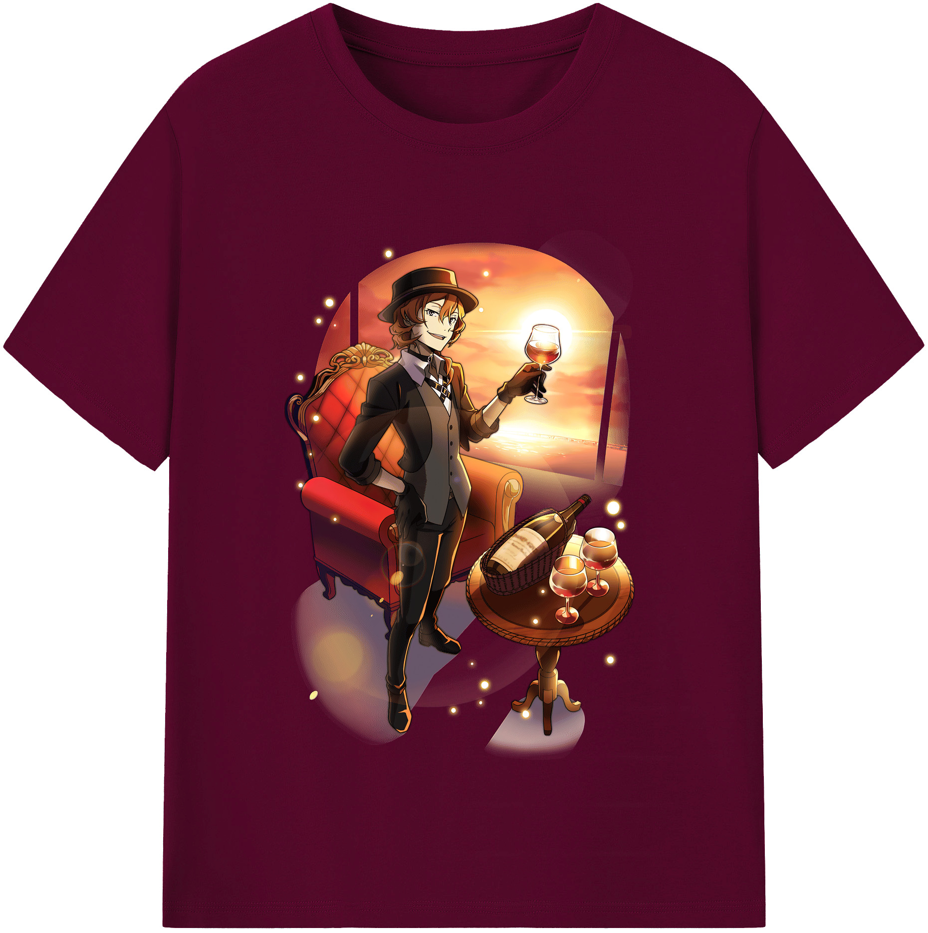 （画像用） 文豪ストレイドッグス Bungo Stray Dogs レディースカジュアルプリントTシャツ（綿100％）